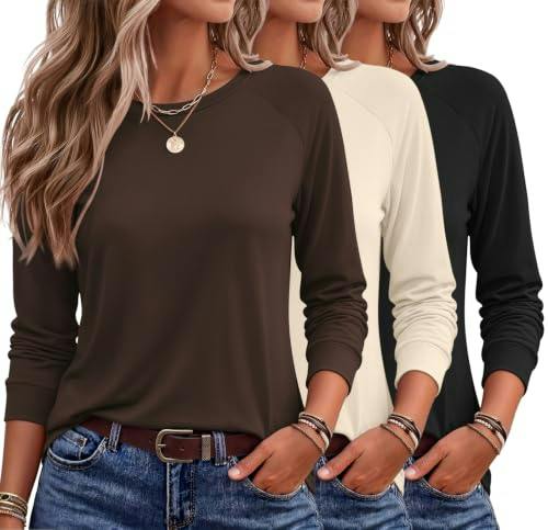 Ekouaer Women's Long Sleeve Thermal Top