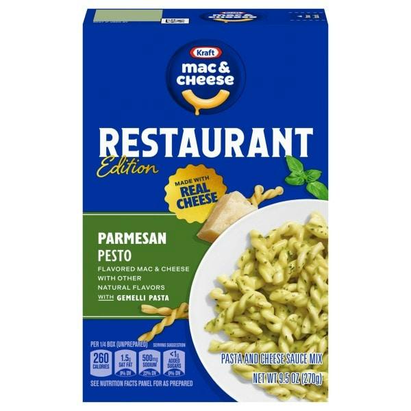 2 Kraft Parmesan Pesto Mac & Cheeses