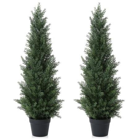 Artificial Cedar Tree 2-Pack