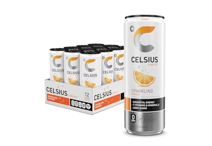Celsius Sparkling Orange 12-Pack