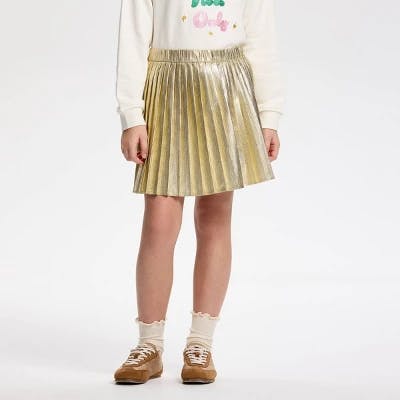 Kids' Foil Pleated Skirt