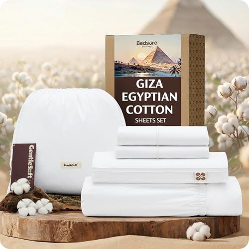 Bedsure Egyptian Cotton Sheet Set