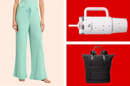 Pajama pants, Stanley Cup & Storage Tote Bag