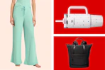 Pajama pants, Stanley Cup & Storage Tote Bag