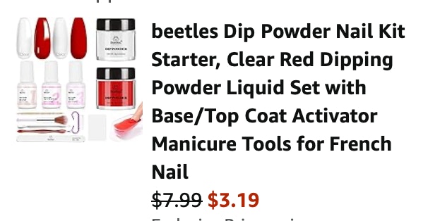 nail kit Amazon receipt