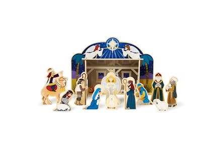 Melissa & Doug Wooden Nativity Set