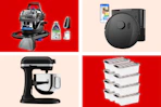 bissell bobsweep kitchenaid storage stock images collage