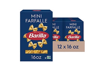 Barilla Mini Farfalle Pasta 12-Pack