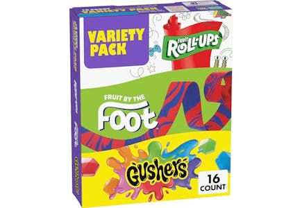 2 Fruit Snack Variety Packs