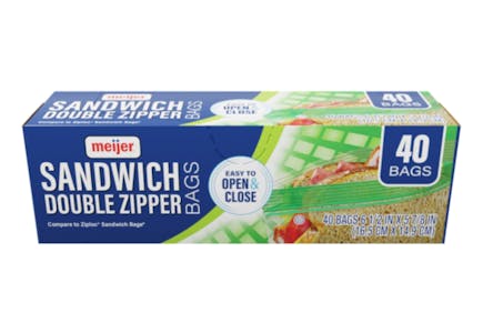 Meijer Sandwich Bags