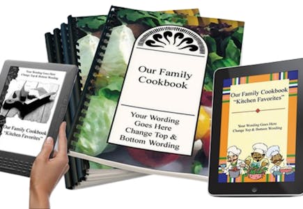 Custom Photo Cookbook Maker + 5 Books