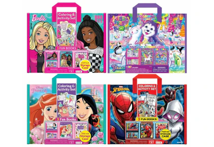 Trifold Coloring & Activity Set