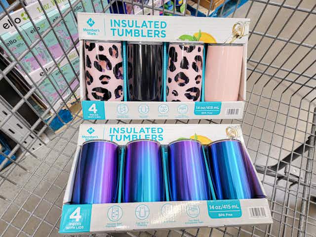 Grab a 4-Pack of Insulated Tumblers for $19.98 at Sam's Club (Reg. $24.98) card image