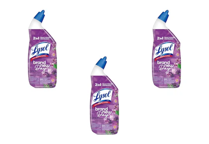 3 Lysol Toilet Bowl Cleaners