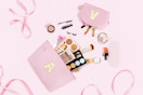 Walmart initial makeup bag set