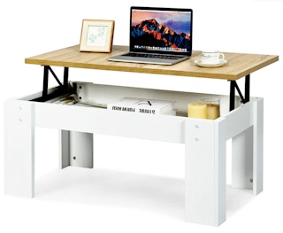 Homcom Coffee Table With Lift-Top Hidden Storage Compartment