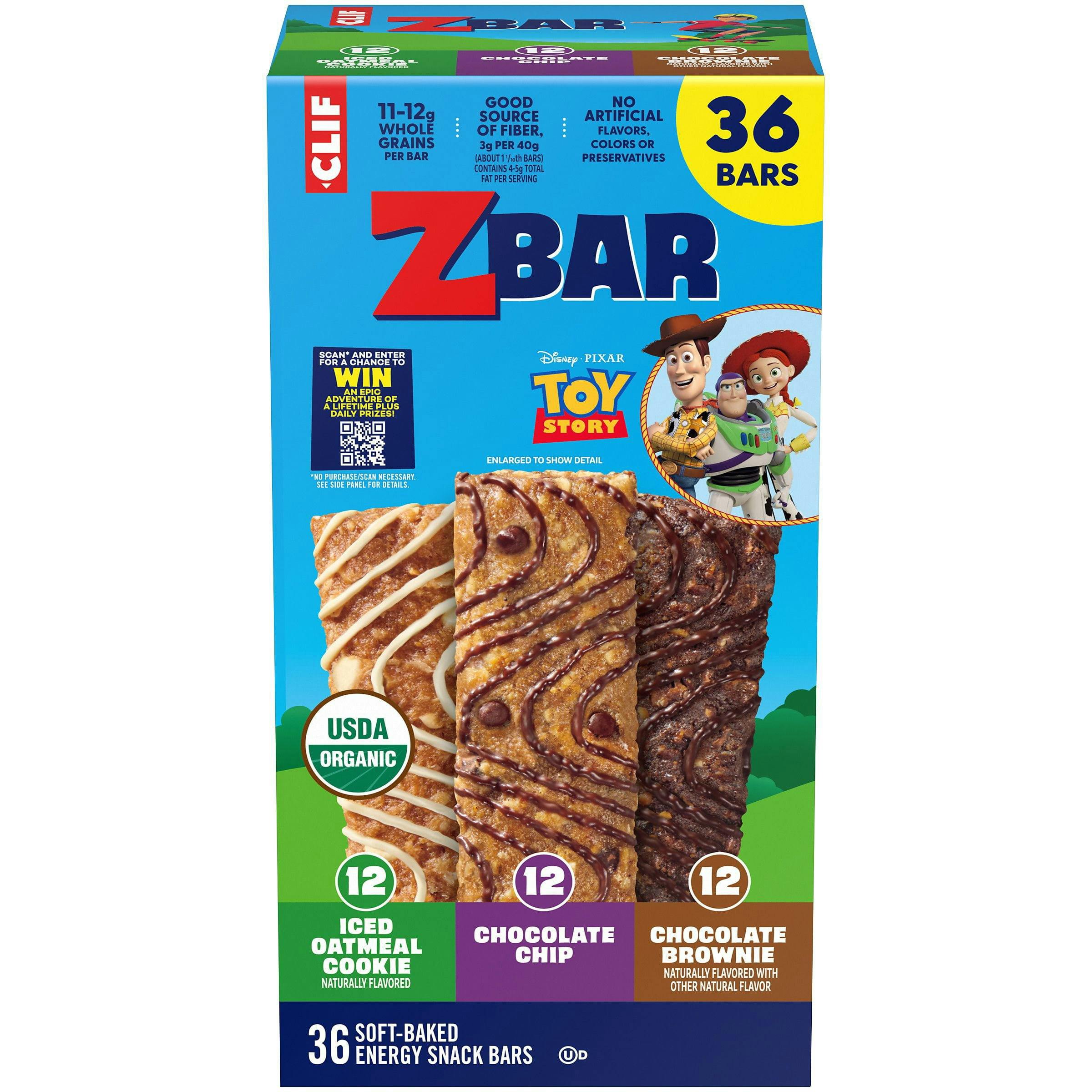 Clif Bar Zbar Variety 36-Pack