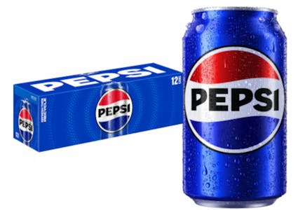 4 Pepsi Soda 12-Packs