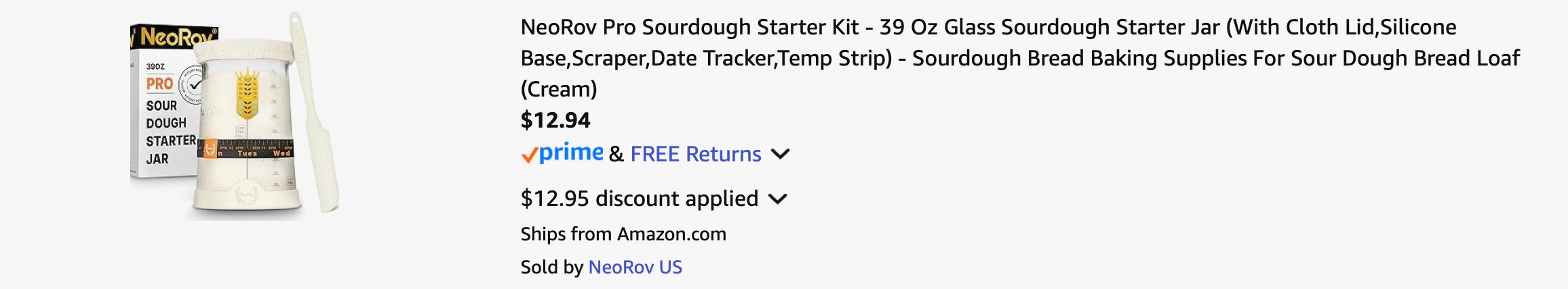 Amazon Sourdough Starter Kit 2025