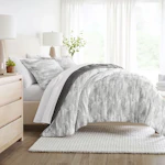 Textured Stripe Reversible Comforter