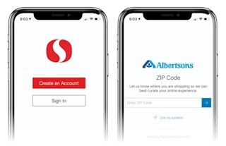 Safeway and Albertsons App login
