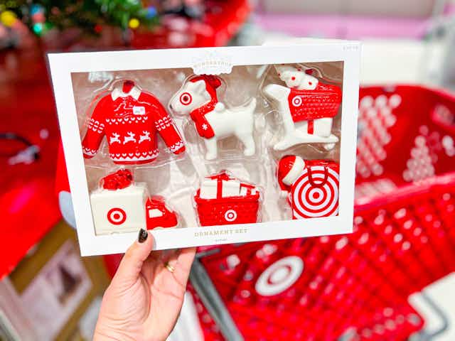 Target Ceramic Christmas Ornaments – Now Available (And Hopefully on Sale Soon) card image