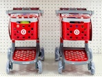 target toy shopping cart set sitting on a shelf
