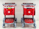 target toy shopping cart set sitting on a shelf