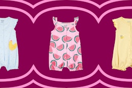 walmart carters baby rompers collage