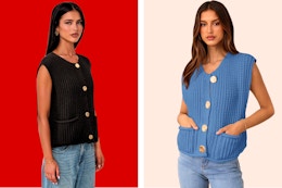 Walmart women's sweater vest