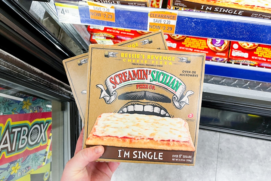 walgreens clearance screamin sicilian pizza