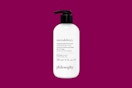 philosophy face wash on a magenta background