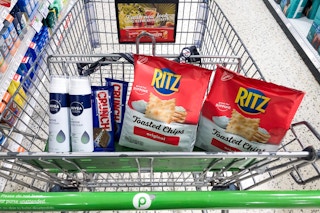 publix shopping haul ritz nivea crunch in a cart