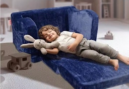 This $38 Kids' Sofa Folds Out for Naps and Ships Free From The Home Depot card image