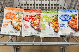 Saffron Road Simmer Sauces, Only $0.99 at Kroger card image