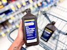 hand holding walgreens brand peroxide