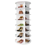 Rotating Shoe Rack Tower