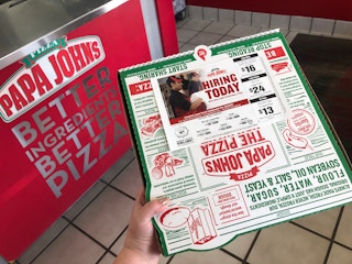 Papa John's pizza