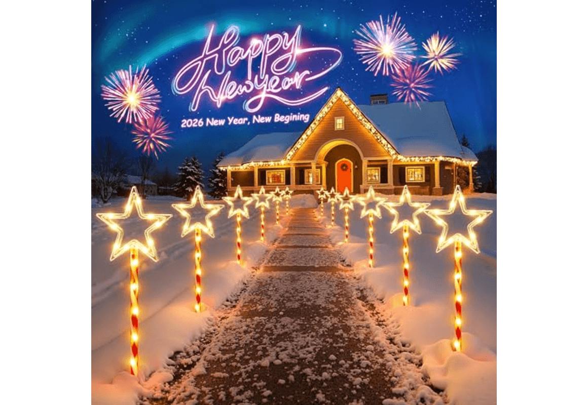 Solar Star Christmas Lights