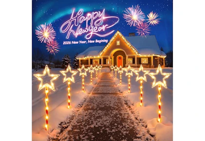 Solar Star Christmas Lights