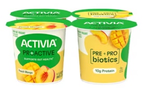 2 Activia Pro+Active Yogurt Packs