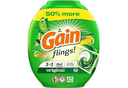 4 Gain Flings, 112 ct