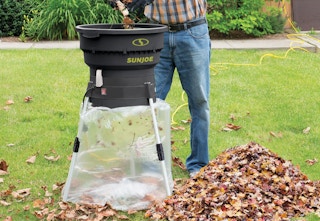 walmart sun joe electric leaf mulcher screenshot