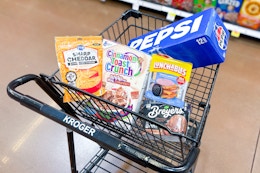fred meyer matchup groceries in shopping cart