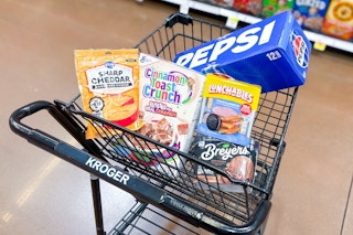 fred meyer matchup groceries in shopping cart