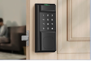 black smart deadbolt 