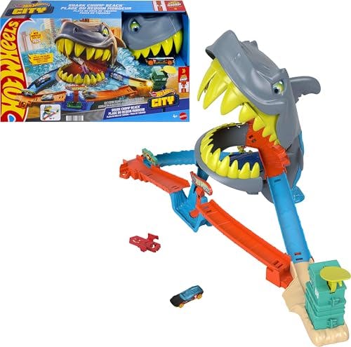 Hot Wheels City Shark Chomp Playset