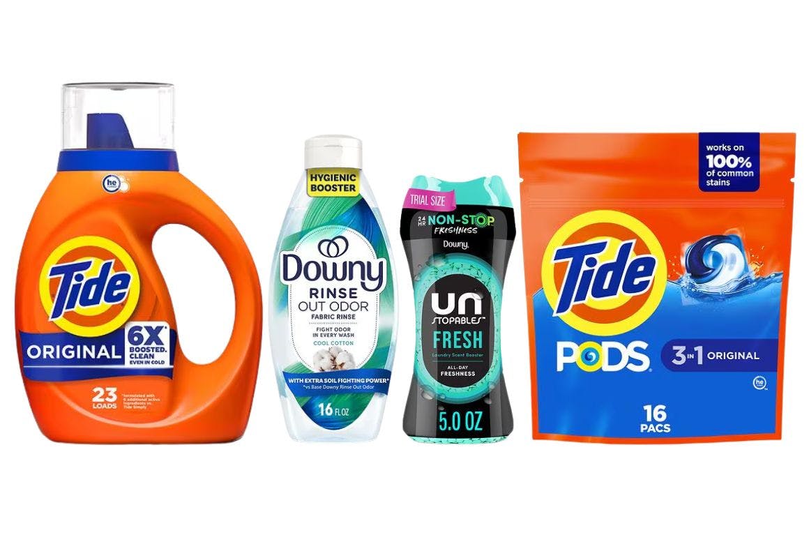2 Tide + 2 Downy