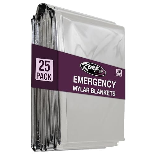 Emergency Mylar Blanket 25-Pack