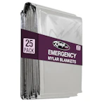 Emergency Mylar Blanket 25-Pack